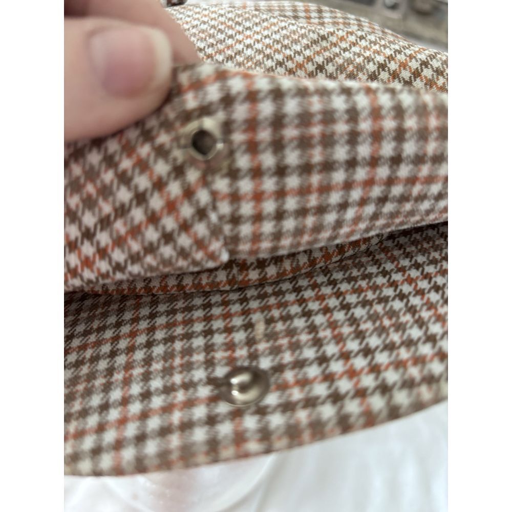 Vintage 5060S Houndstooth Beret 7 3/8 Inches By Goldberg's In New Orleans‎ 2901